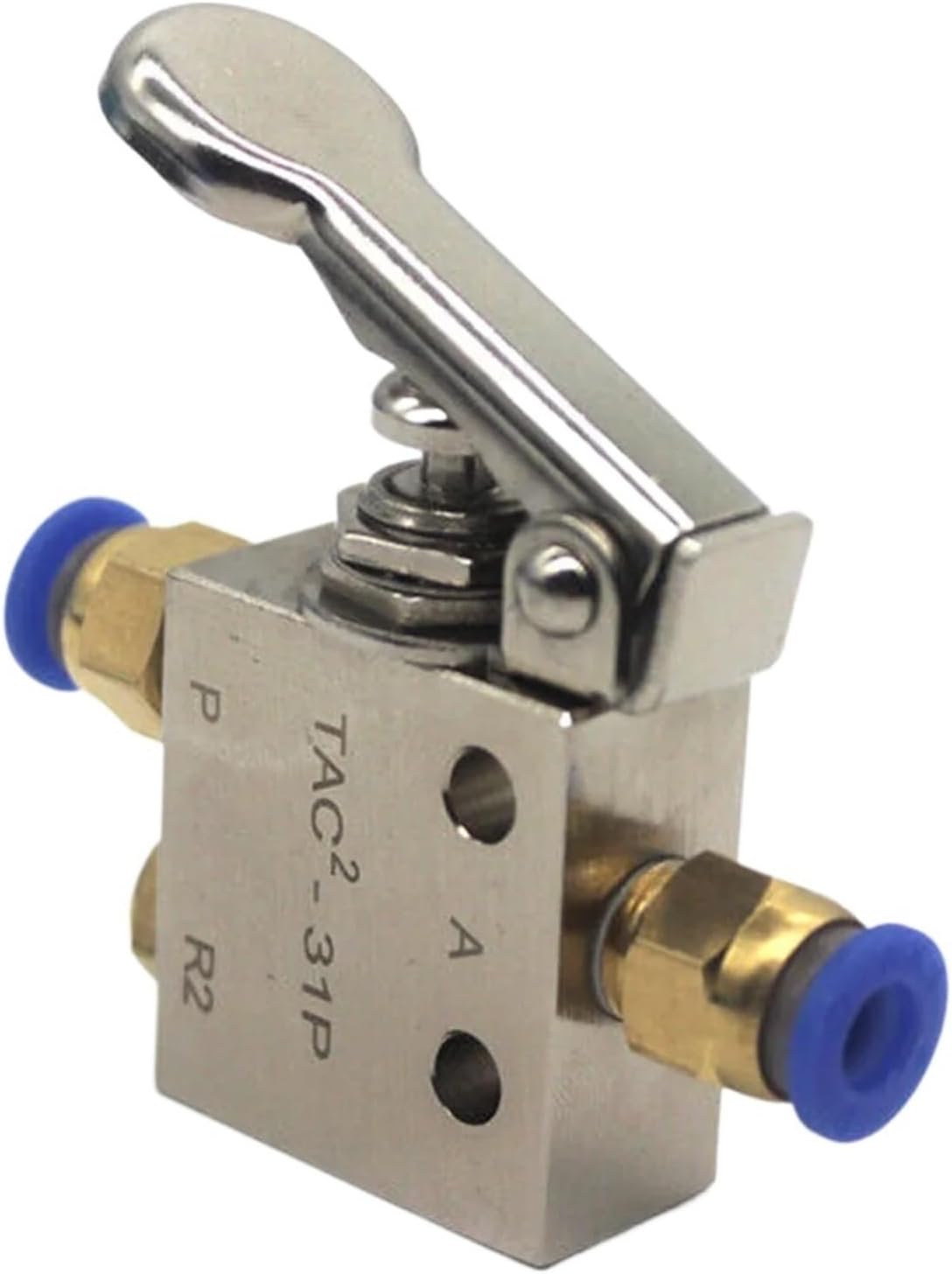 Pneumatic Switching Valve, 6mm Connector Mechanical Valve, 2 Position TAC231P Pneumatic Valve, Reversible 2 Position 3 Way Valve