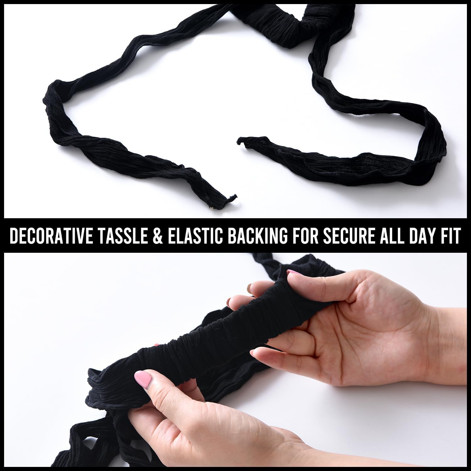 CHARM Womens Pirate Headband Headwrap - Turban Head Scarf, Pirate Bandana for Men, Festival Accessories, Boho Hair Band, Unisex Halloween Bandana - Image 4