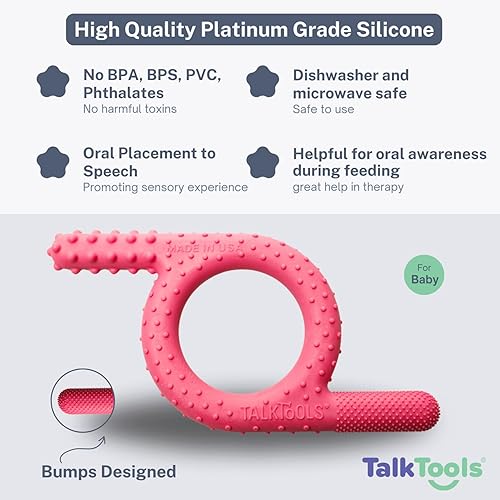 Miniatura 2 de TalkTools Baby Chewy  Herramienta sensorial de motor oral para niños y niños pequeños  Herramientas de terapia para mejorar la masticación y morder