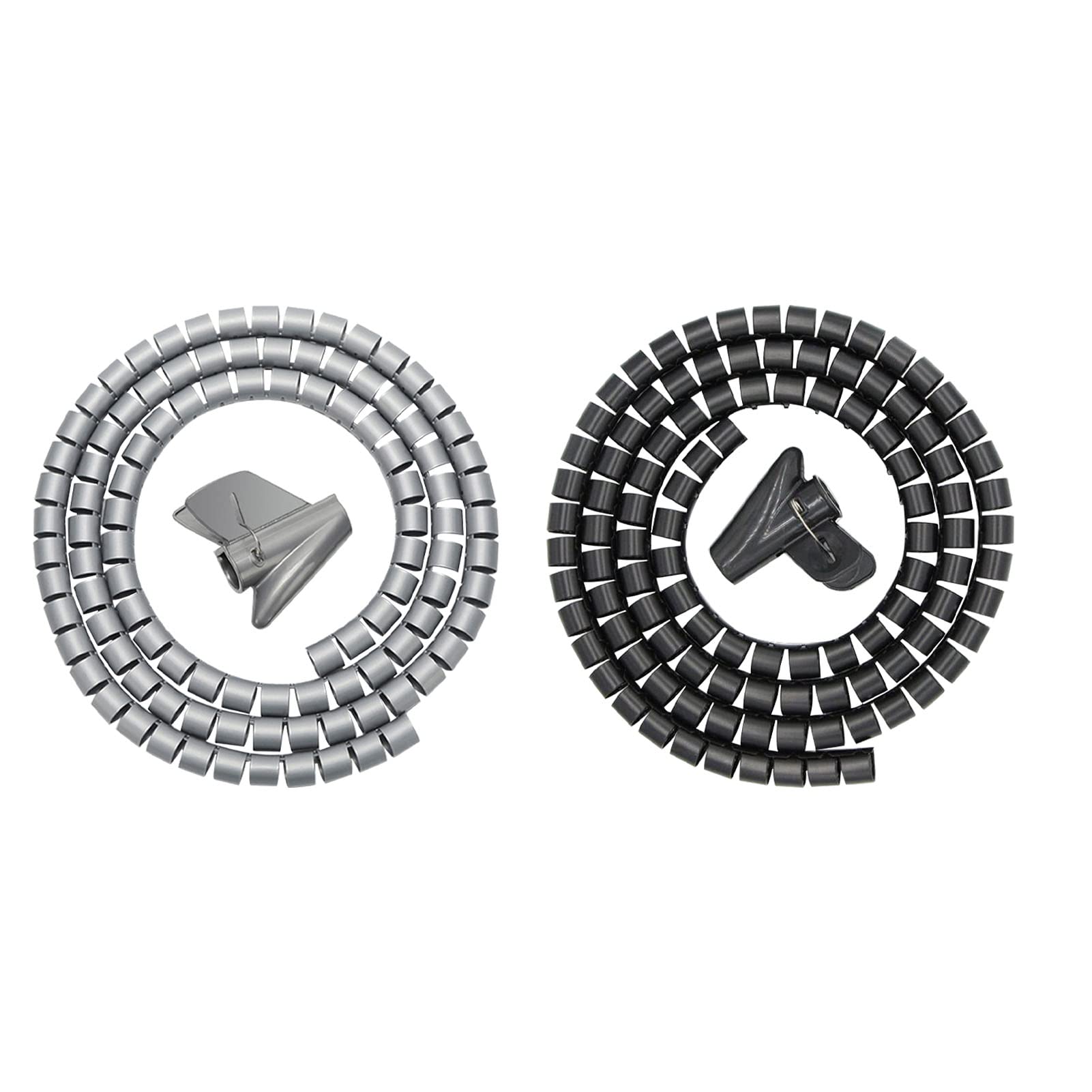 DETHUADETHUA 2 Pieces PE Insulated Wire Tube, Wire Protection Tube, Computer Cable Storage Tube, Pet Bite-Proof Cable Management Tube