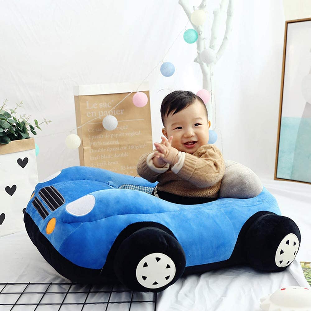 THE MODERN TREND 100'cm Giraffe Siting Chair Pillow Head Rest for Girls Kids Room Decoration Baby Birthday Gift.(A) (Blue Car Sofa Soft Toy)-picture-12