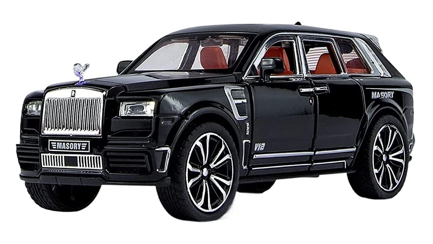 SANTALON 1:32 Rolls Royce CULLINAN MASORY Toy Car Metal Pull Back Diecast Car with Openable Door and Sound Light, Gifts Toys for Kids【 Black 】(‎1:32 ROLLS ROYCE CULLINAN MASORY - BLACK) (B0D4MCK59B) Amazon Price History, Amazon Price Tracker