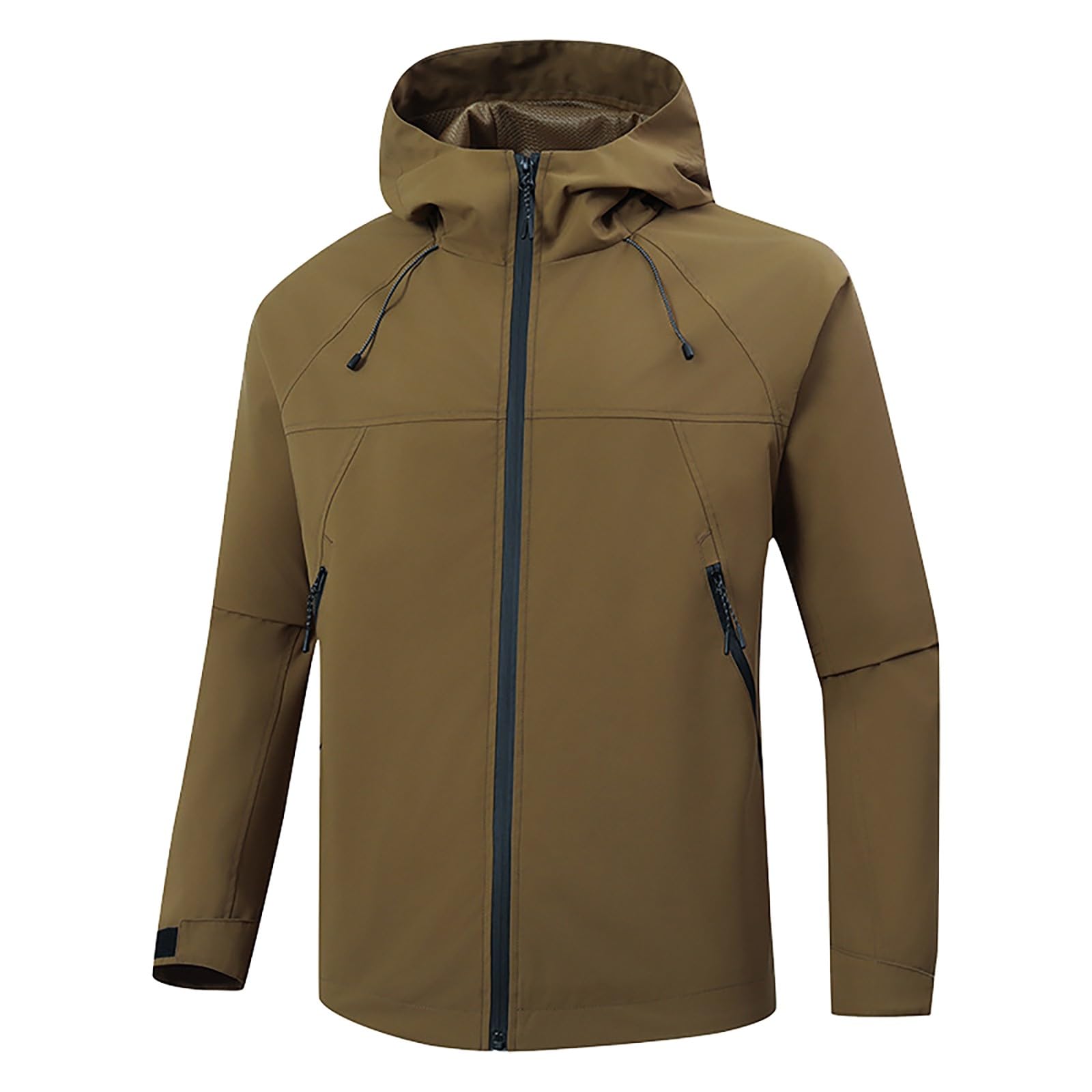 Chubasqueros para mujer, impermeables, largos, impermeables, con capucha, abrigos largos para mujer, chaqueta ligera para mujer, chaquetas casuales, abrigos de lluvia para mujer