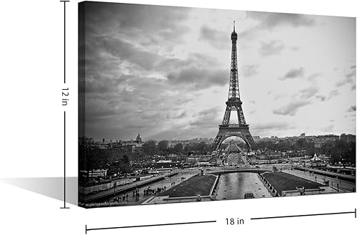 Vista 467 de 1 lienzo decorativo para pared, ferrocarril a través del bosque de pinos con niebla, decoración moderna para el hogar, sala de estar, arte de pared