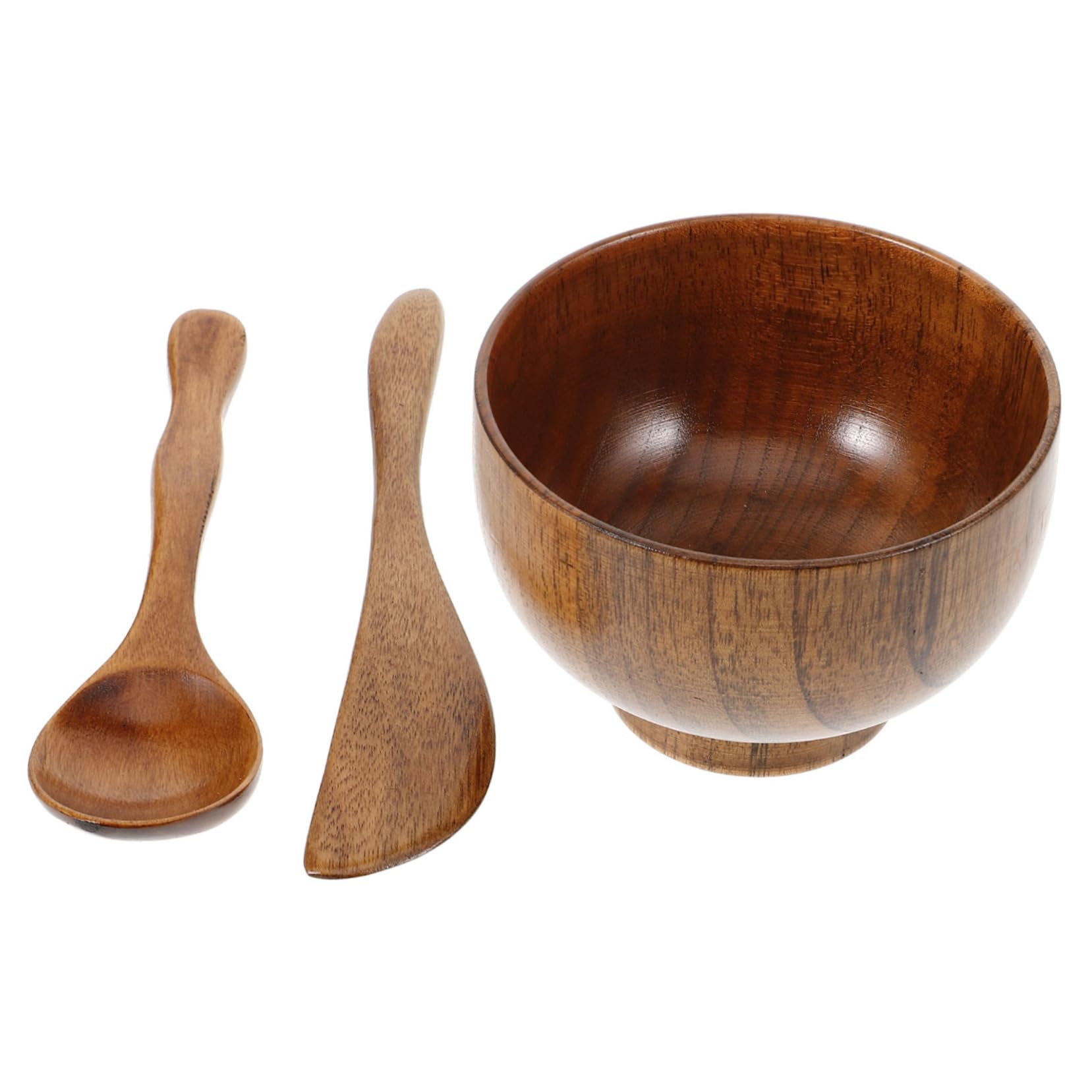 Healeved 4sätze Holz-masken-schalen Und Rührwerkzeugen Für - Hautfreundliche Beauty-zubehör Für Ihre Persönliche Pflege Praktisch Für Reisen Und Einfache Anwendung