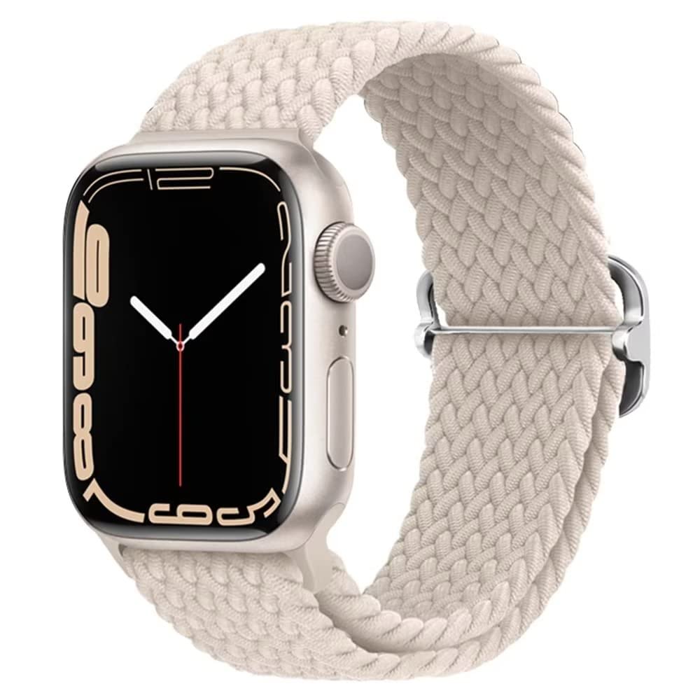 VEMIGON Compatible with Apple Watch Straps 49mm 45mm 44mm 42mm and 41mm 40mm 38mm, Solo Loop Nylon Braided Sport Band for iWatch Ultra 2/Ultra, Series 9 8 7 6 5 4 SE2 SE 3 2 1(Watch is Not Included)