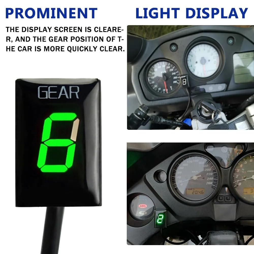 Motorcycle Gear Indicator for Hornet CBR 600 F4i F3 CBR600f4i GL 1800 Wing CB400 CB 400 X4 X11 VTX1300