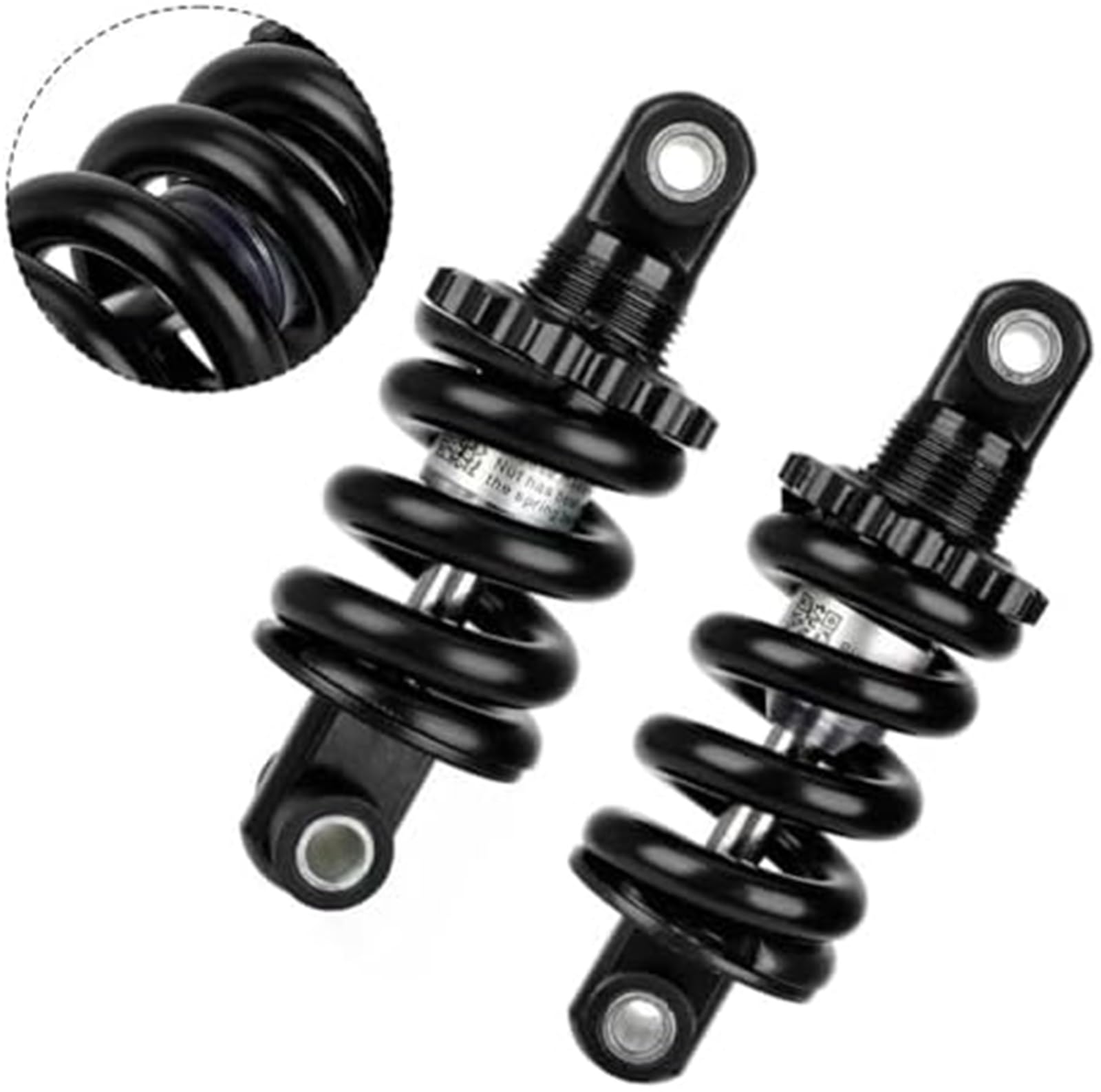 Set ammortizzatori, per Kukirin G2, per scooter elettrico Max, per ammortizzatori anteriori e posteriori in alluminio Guida fluida Stabilità Molla di sospensione idraulica