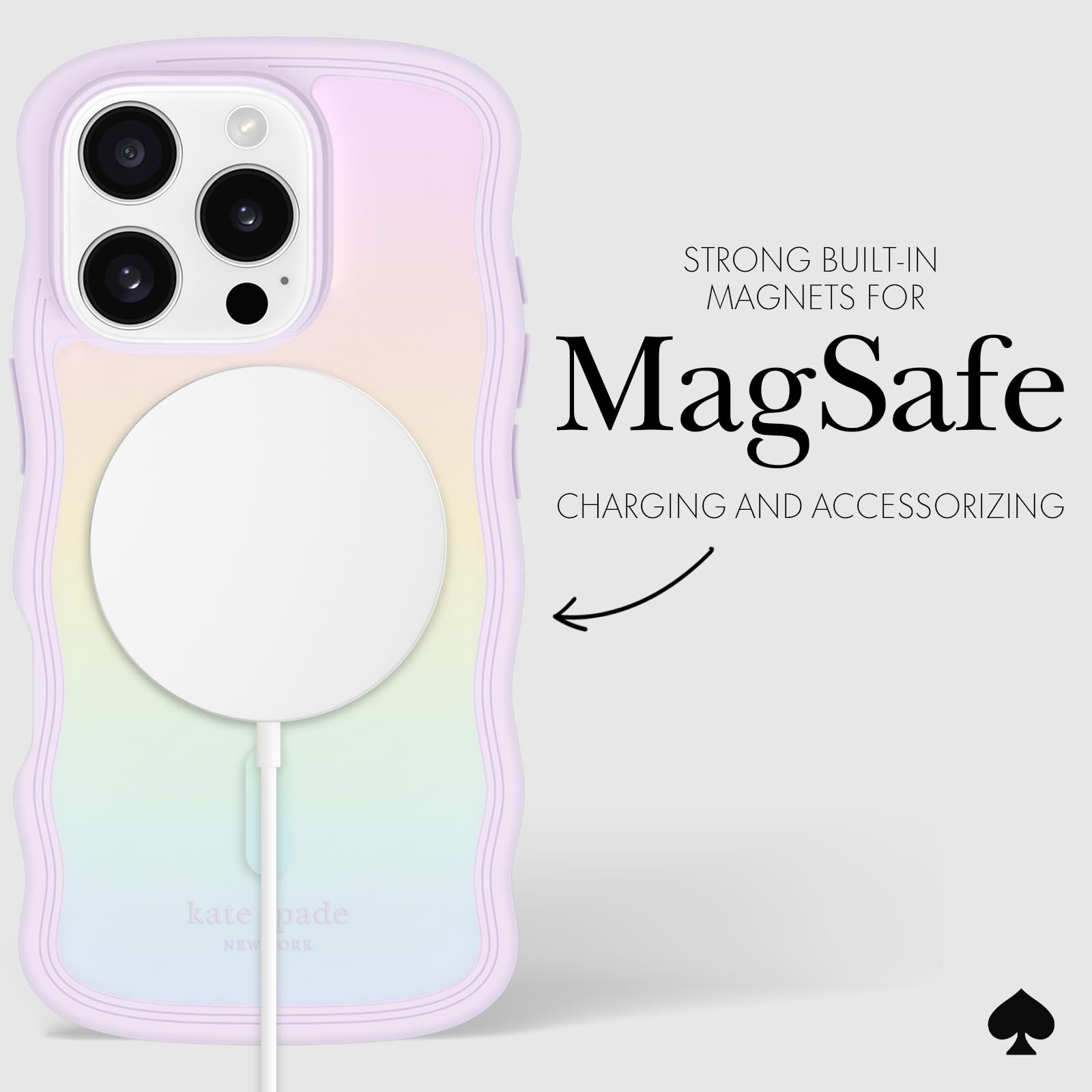 Amazon.co.jp: Kate Spade New York iPhone 16 Pro ケース - MagSafe