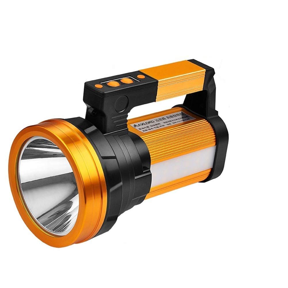 Flashlight, Battery Life 80h Led Flashlight, Strong Light Charging Streamlight Flashlight for Home Ultra-Long Battery Life Torches (Color : 9000w-80h)