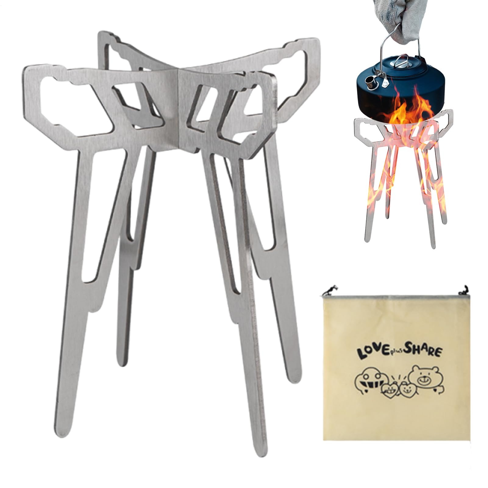 Support de cuisinière à alcool stable pour éviter la chute de votre bouilloire - 8