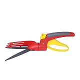 Wolf-Garten RILL Comfort Single Hand Grass Shears, Red, 39.2x2.47x2.5 cm