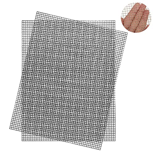 TAIANJI 2 Stück Drahtgitter Wire Mesh, Drahtgeflecht 5 Mesh Feinmaschig 5 mm Löcher Drahtgitter Edelstahl Gitter für Kaninchendraht Metallgitter Als Volierendraht, Grillnetz(36x28cm)