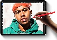Vista 4 de Funda ultra delgada de silicona compatible con Apple Pencil de 2ª generación, funda protectora de silicona para iPad Pro de 11/12.9 pulgadas 2018