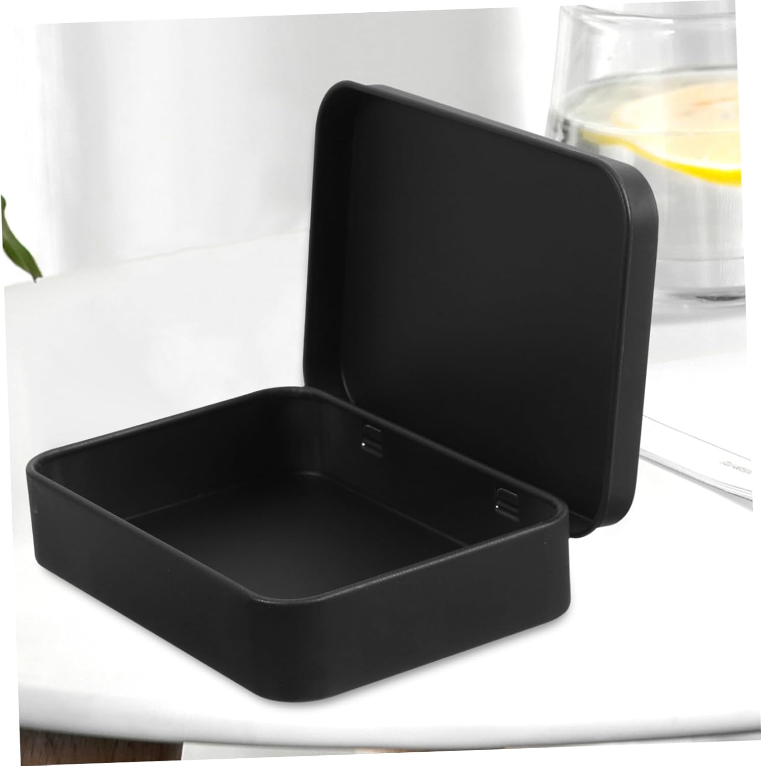 SHINEOFI 12pcs Tinplate Playing Card Storage Box and Versatile Poker Cards Organizer for Games Crafts and Item Collection Double-Sided Design