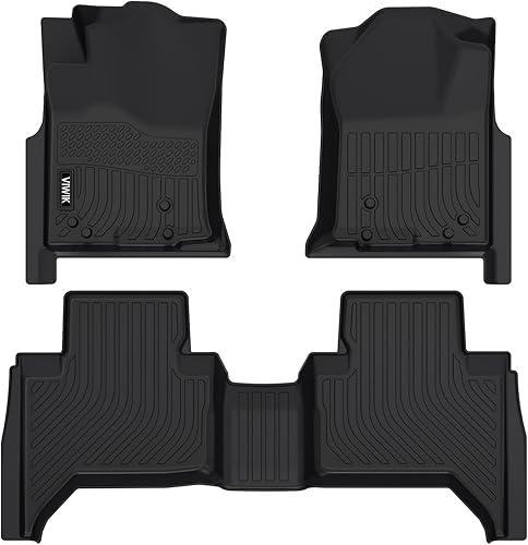 Miniatura 37 de VIWIK - Alfombrillas para Nissan Pathfinder de 7 plazas 2013-2020 / QX60/ JX35 2013 2014-2020, juego completo de alfombrillas de coche