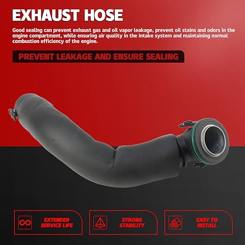 Miniatura 2 de 11127588417 Manguera de ventilación del cárter para BMW X1 2012-2013 para BMW X1 X3 X4 X5 2009-2018 228i 320i 328i 428i 2014-2016 Reemplazo