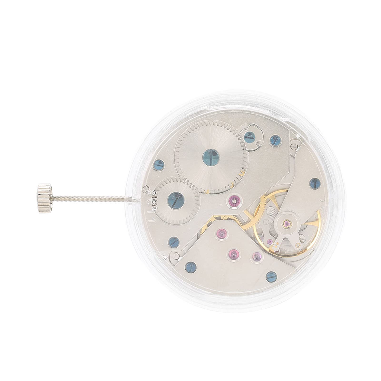 Movimiento de reloj 6498, pieza de repuesto para movimiento de reloj mecánico automático, movimiento de aleación de alta precisión con acabado brillante para reparación de relojes