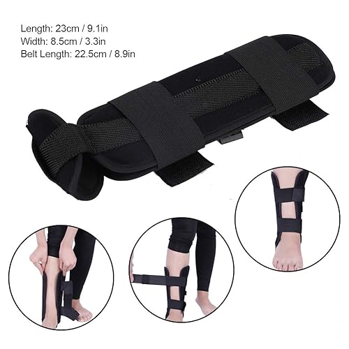 Miniatura 3 de Ortesis de caída de pie transpirable, soporte de tobillo, tobilleras de compresión ajustables para protección deportiva para recuperación de