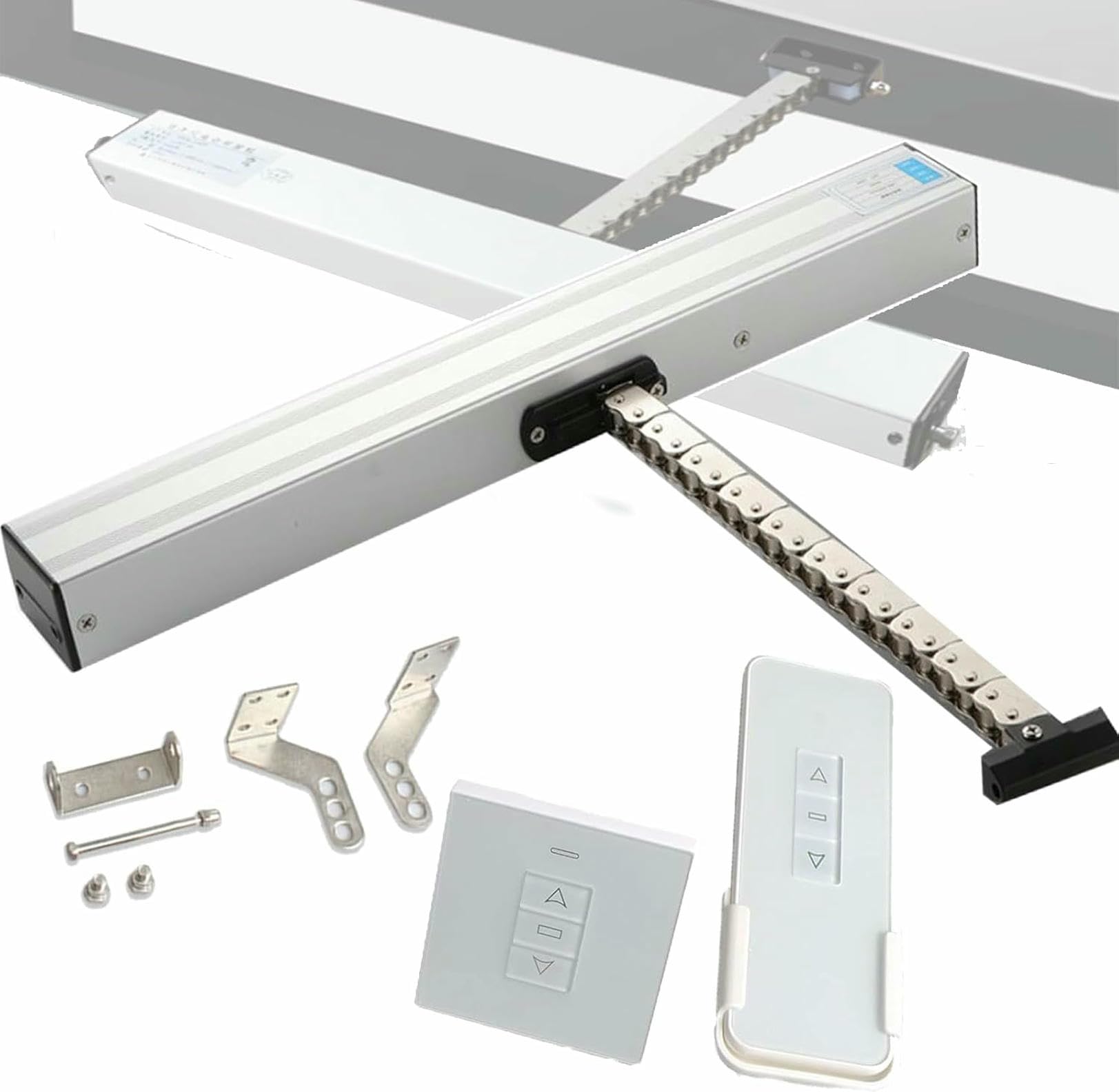 Actuador eléctrico 24V para automatizar ventanas difíciles y ventilar invernaderos cómodamente