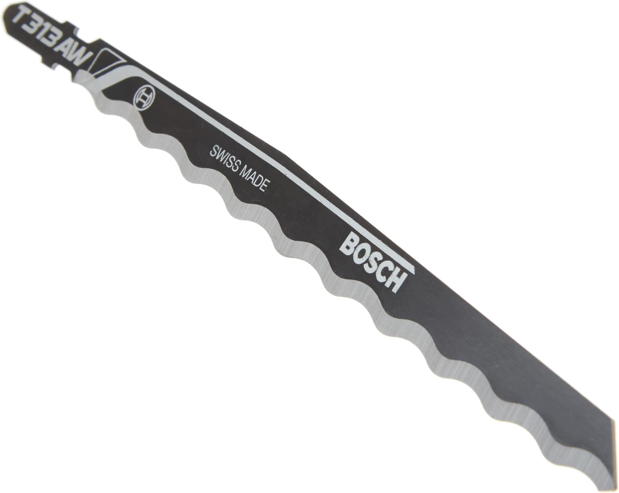 BOSCH T313AW3 3-Piece 6 in. Knife Edge Special for Soft Materials T-Shank Jig Saw Blades