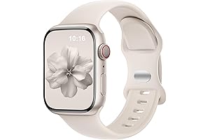 DaQin Soft Silicone Watch Band Compatible with Apple Watch for Women Men