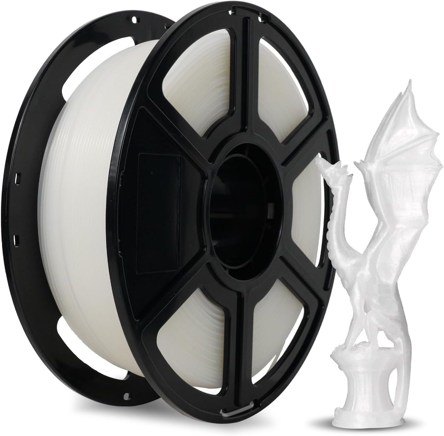 High Speed PLA Filament, 1.75mm, 500mm/s, High Speed Printing, Fast 3D Printer Filament, Robust and High Flow for Fast Printing, 2.2lbs/Spool