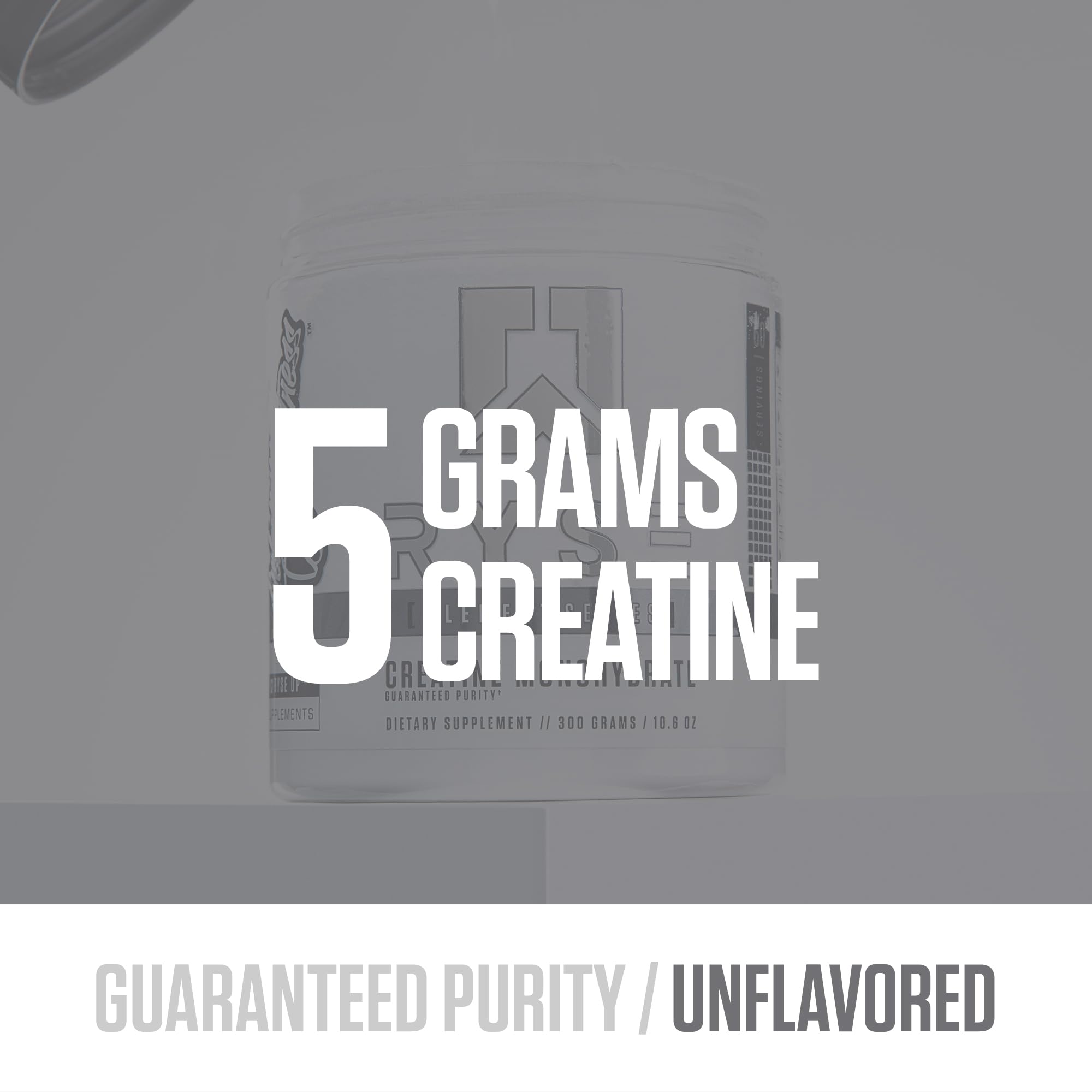 Ryse Creatine Monohydrate Powder - Unflavored - Supports Men & Women Lean Muscle Growth, Strength, Power, and Endurance - Helps Reduce Fatigue and Improve Workout Recovery - 100 Servings — Amazon image 3