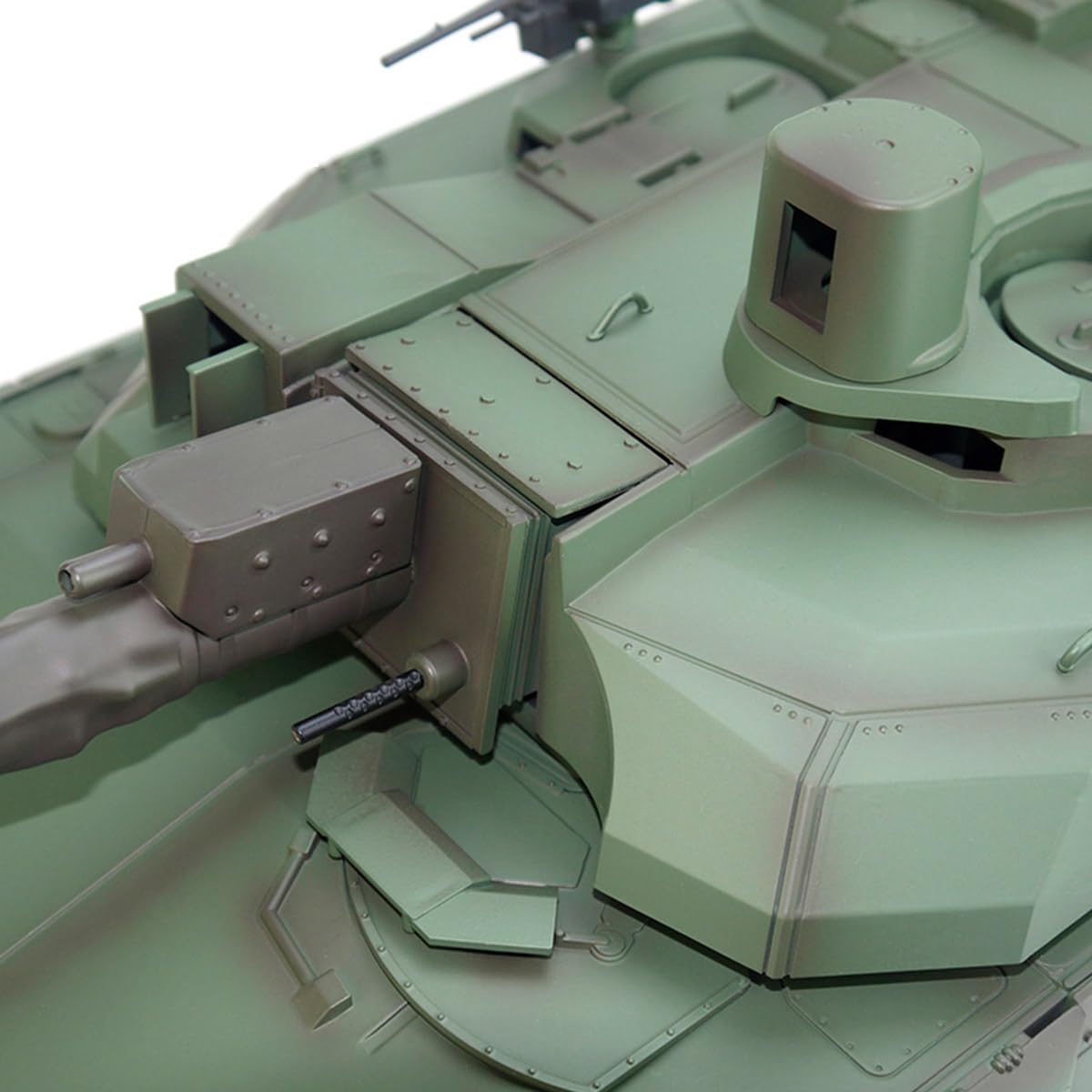 Czołg RC 1:16, 2.4G Francja H2408 Leclerc Main Battle RC model czołgu z dźwiękiem i światłami, symulacja odrzutu (bitwa na podczerwień/wersja metalowa)