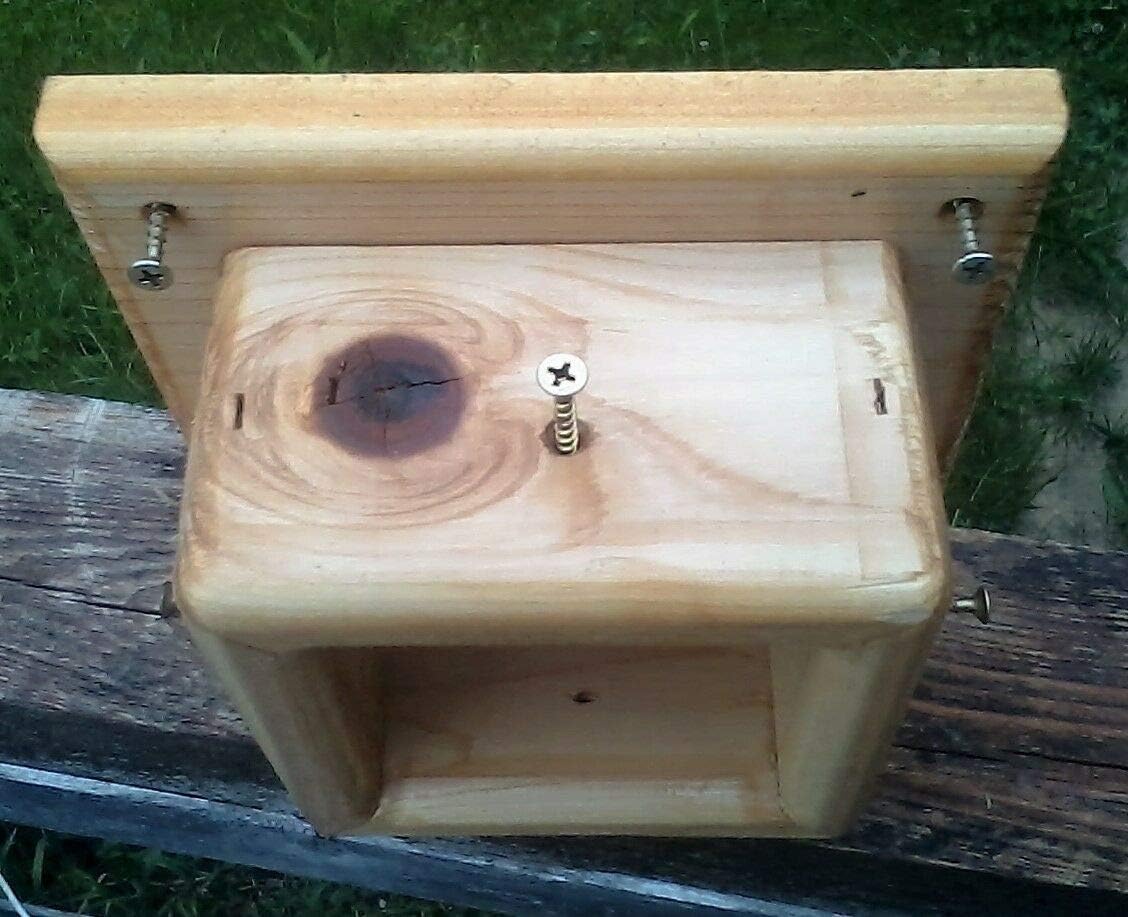 Cedar Wood 4x4 Post Mount for Large Bird Feeders or Bird House