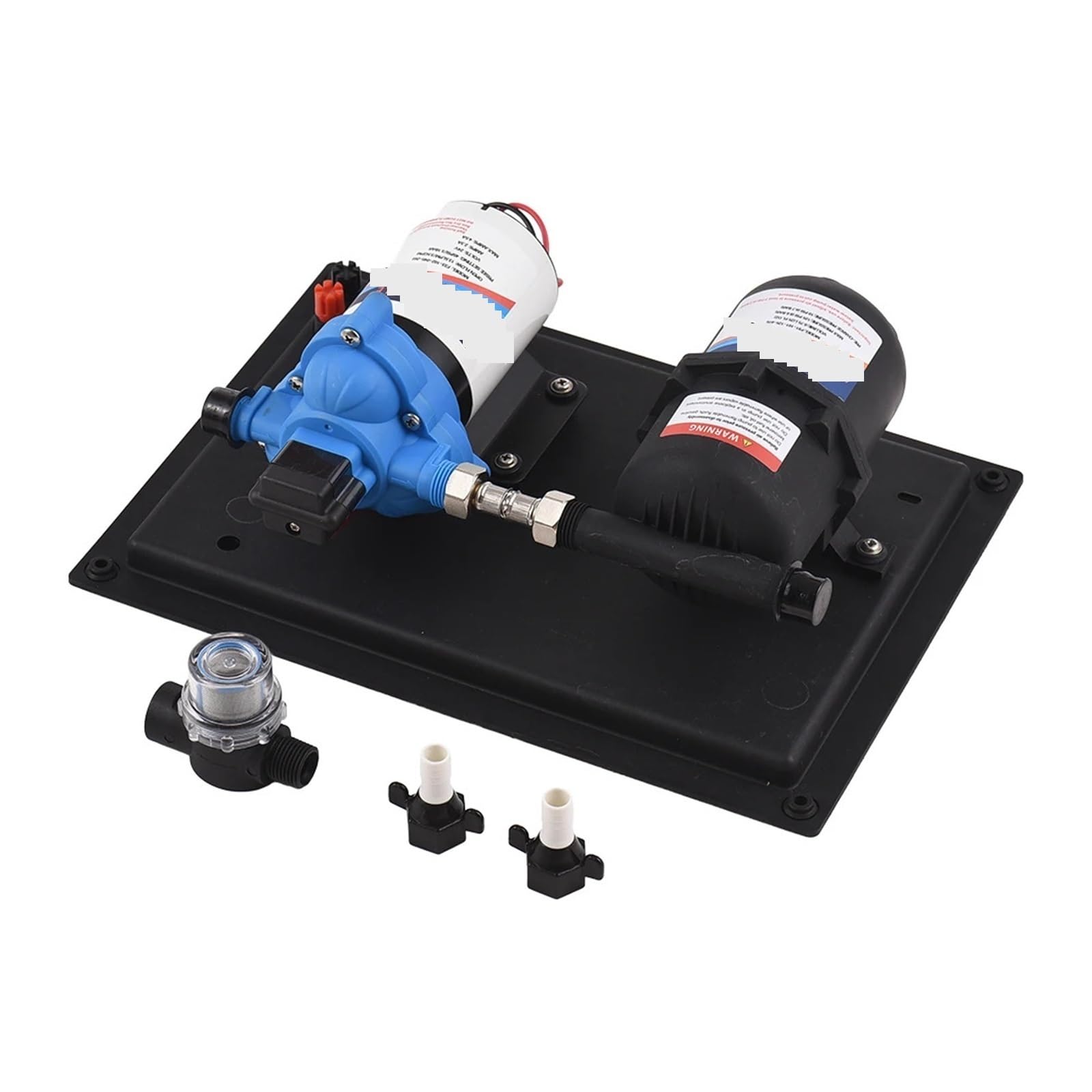 Pompa wodna do kampera DC 12 V 3 GPM 11,3 l/min 55 PSI Pompa membranowa do wody słodkiej Wbudowany przełącznik ciśnieniowy na żądanie ze zbiornikiem ciśnieniowym do B