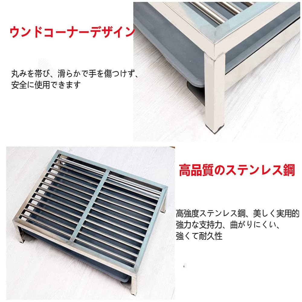 Amazon | ステンレス製犬用トイレ、大型犬用トイレトレイ、室内の