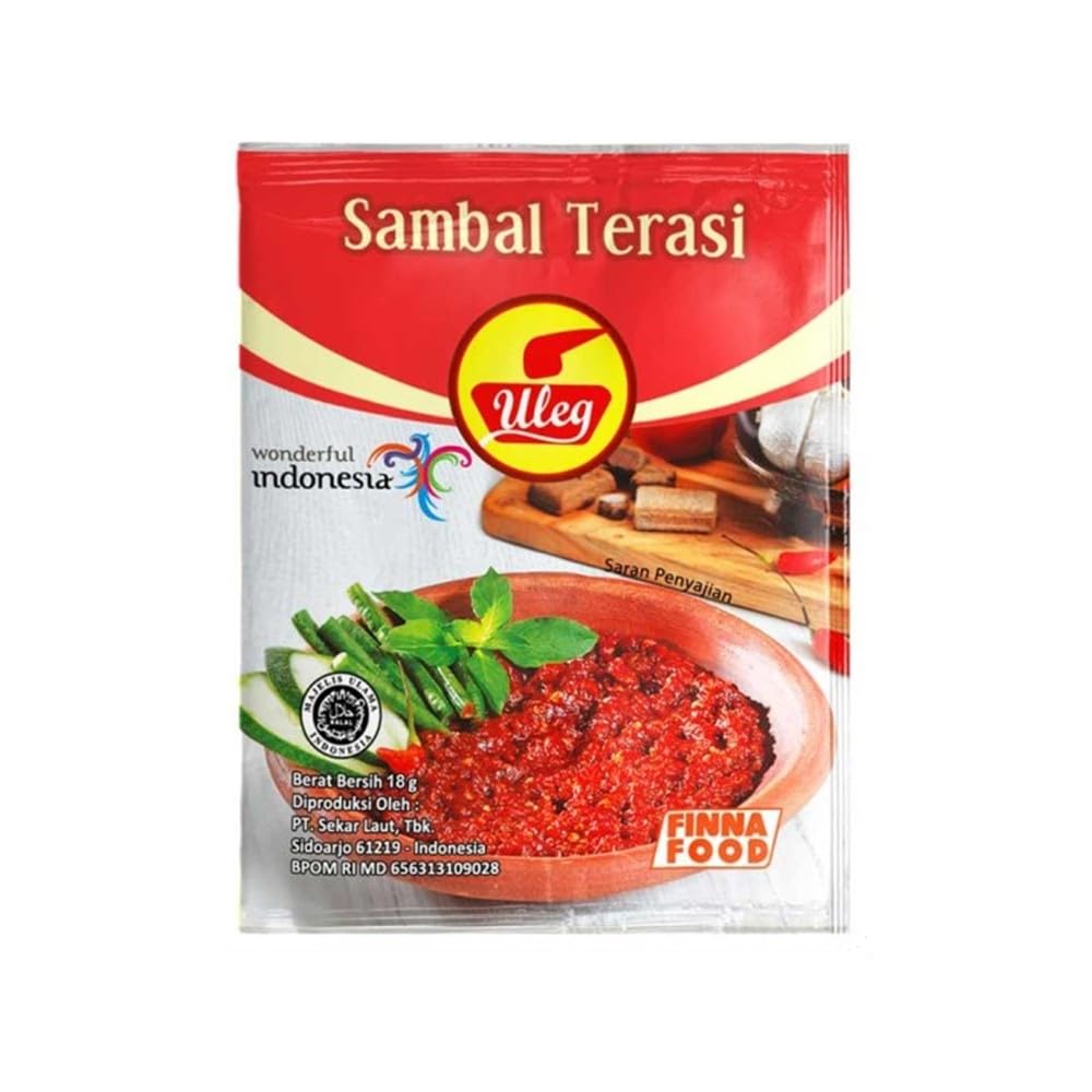 Amazon | Uleg ウレグ Sambal Terasi サンバル テラシ パウチ小袋