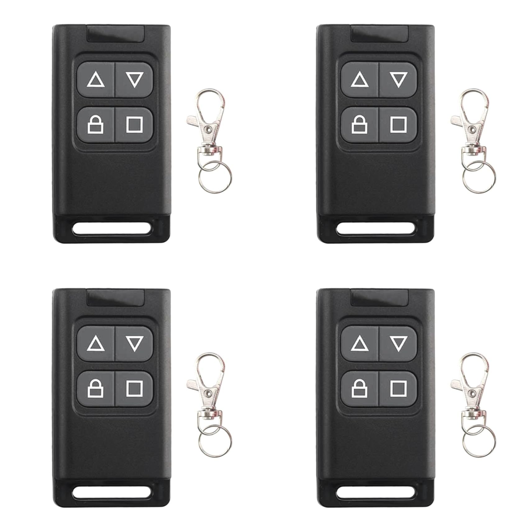 Jnchdghwa As Shown 4X Wireless 433Mhz Auto Copy Remote Control Electric Garage Door Opener Controller Duplicator Clone Transmitter