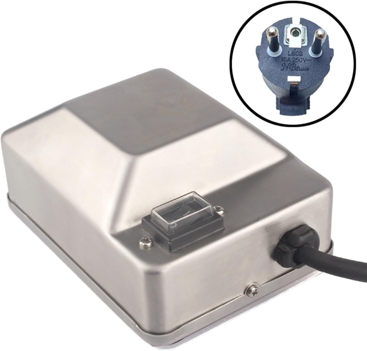 4W BBQ Rotator Stainless Steel Grill Rotary Motor 15kg Rotisserie Electric Motor Multi-functional Rotating motor(US Plug)