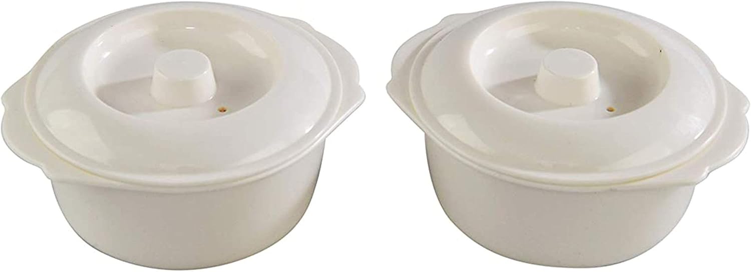 HomeX Mini Sized Microwave Bowls with Lid, 8 oz Microwave