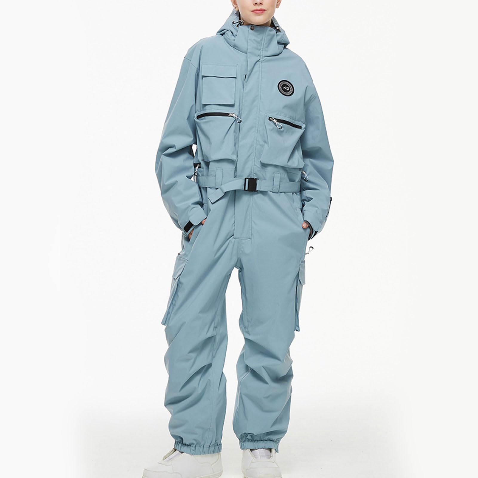 Jednoczęściowy Kombinezon Narciarski Unisex, Wodoodporny Kombinezon Śnieżny Dla Kobiet I Mężczyzn, Ciepła Zimowa Odzież Snowboardowa