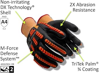 MAGID T-REX DX Technology Work Glove with Oil-Resistant Palm Coating