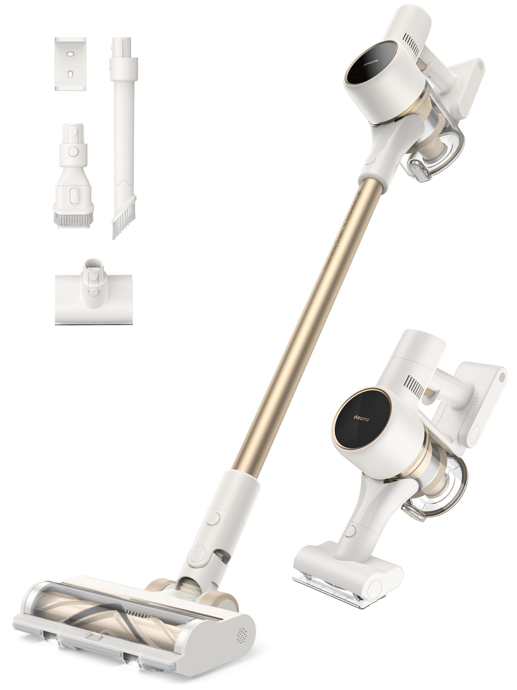 Dreame Aspirateur Balai sans Fil - 120 AW, 60 min, LED, filtration avancée