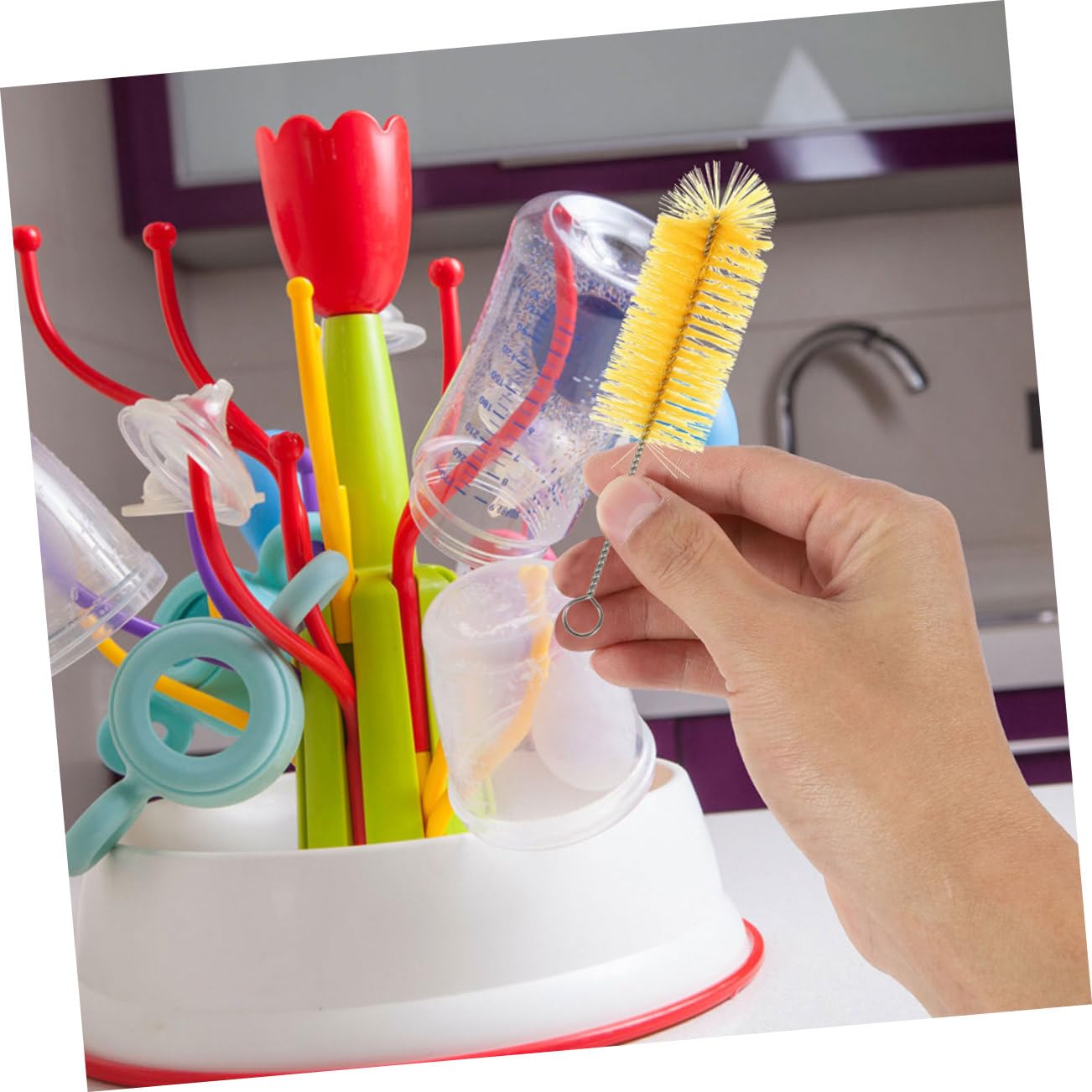 FRCOLOR 60pezzi Spazzole Per Bottiglie Inossidabile e Accessori Design e Resistente Per e
