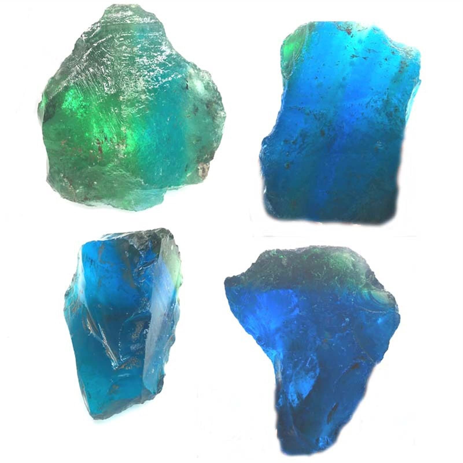 Pierre de verre et glaçure colorée haute densité pour matériel de gravure