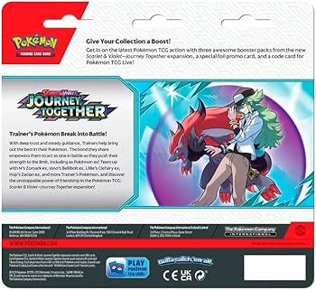 Amazon.com: Pokemon TCG Scarlet & Violet 9 Journey Together Three