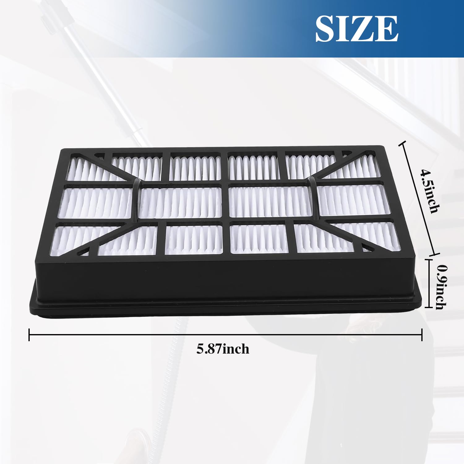 Filtro HEPA EF-12 de repuesto compatible con aspiradoras Kenmore 62731, 52731, 81615, 81614, BC4026, pieza #591021101 (paquete de 2)