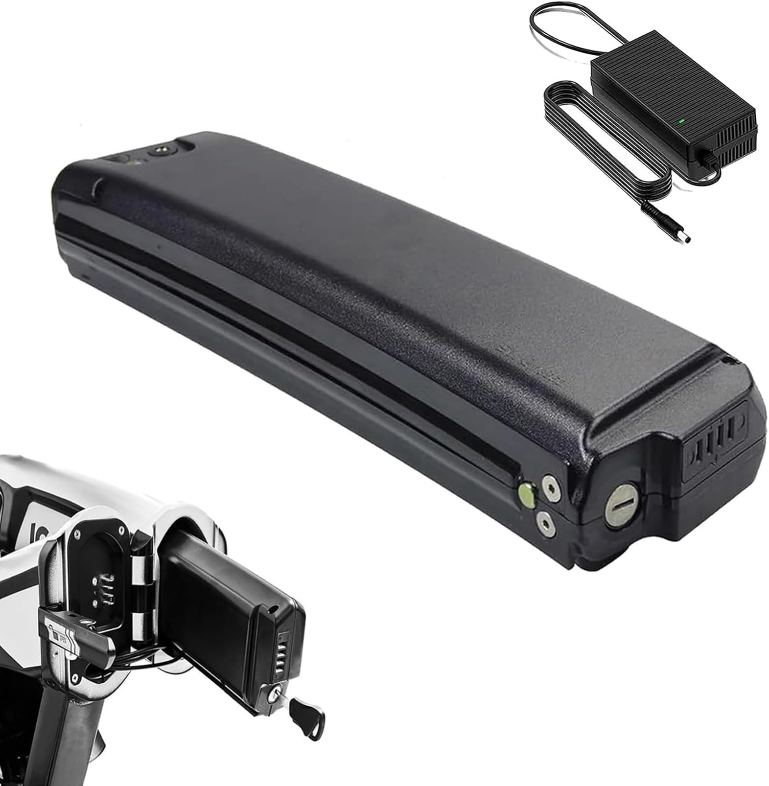 Batteria Pieghevole Per Bici Elettrica 36V 13Ah 18Ah 48V 10Ah 14Ah Ebike Batteria Batteria Per Bici Elettrica Per 50W-250W Con Caricabatterie 36V 13Ah