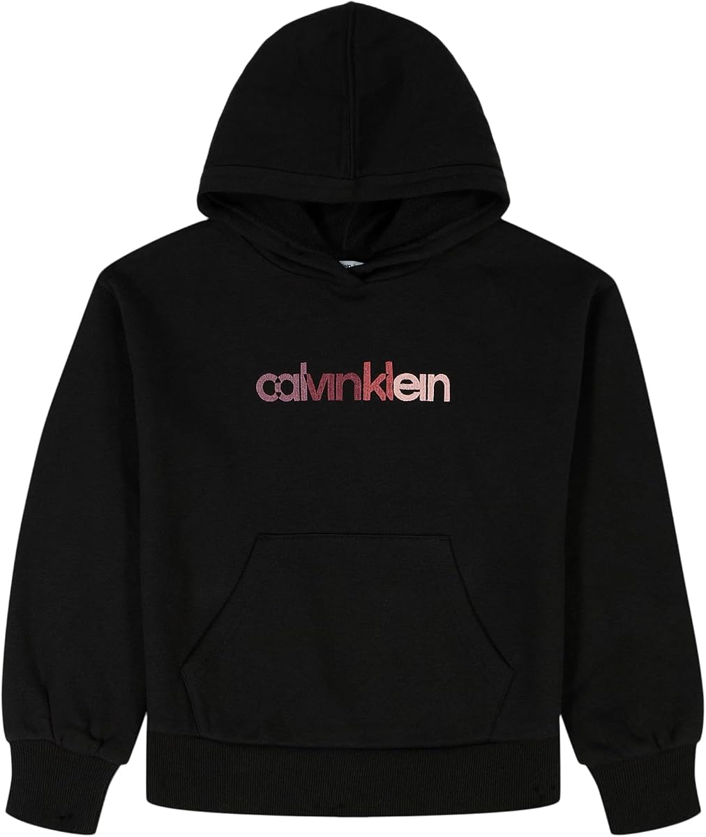 Sudadera con capucha de forro polar de manga larga para niñas