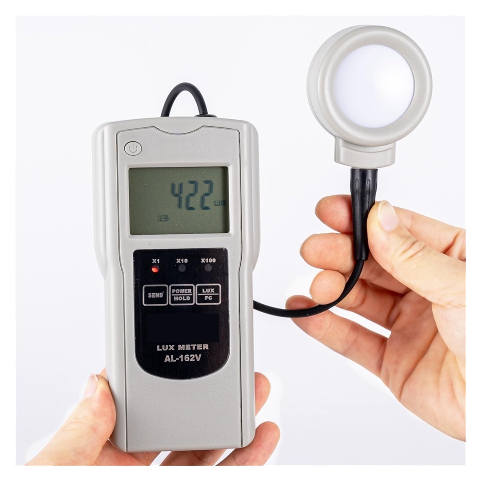Espectrofotómetro, Luminómetro Portátil 0~50,000 Medidor De Luz Digital Equipo Prueba Lux