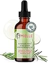 Mielle Organics Rosemary & Mint Hair Oil - Strengthening Biotin Oil Infused Frizzy & Damaged Hair Care - Split Ends & Dry Scalp Treatment to Support Longer, Healthier Strands, 2oz