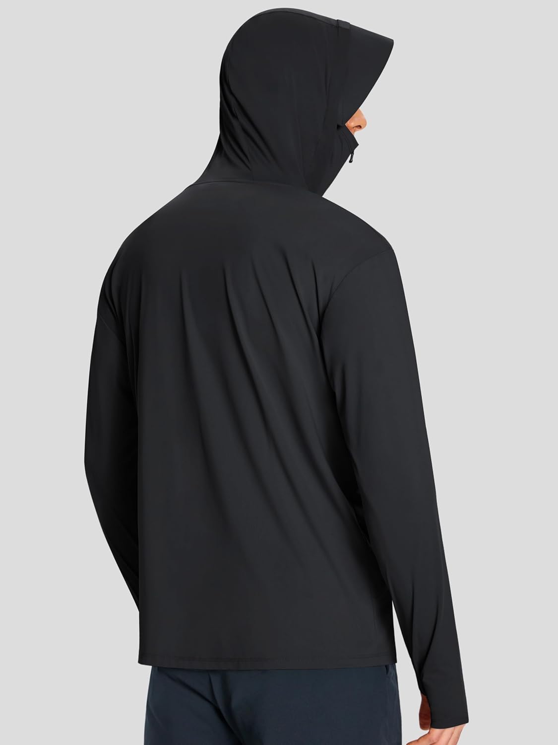 Men's UPF 50+ Light Jacket Full Zip Sun Protection Hoodie Quick Dry Athletic Long Sleeve Shirts Hiking Fishing Running - Image 7