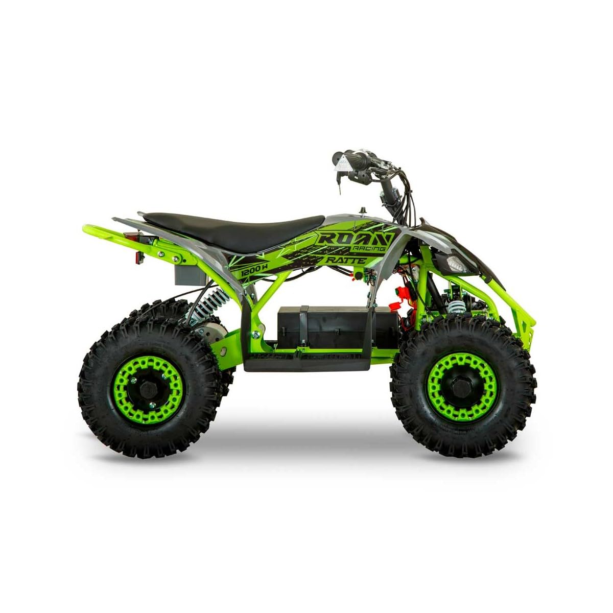 Miniquad elettrico Roan-Ratte 1200 48 V, Verde