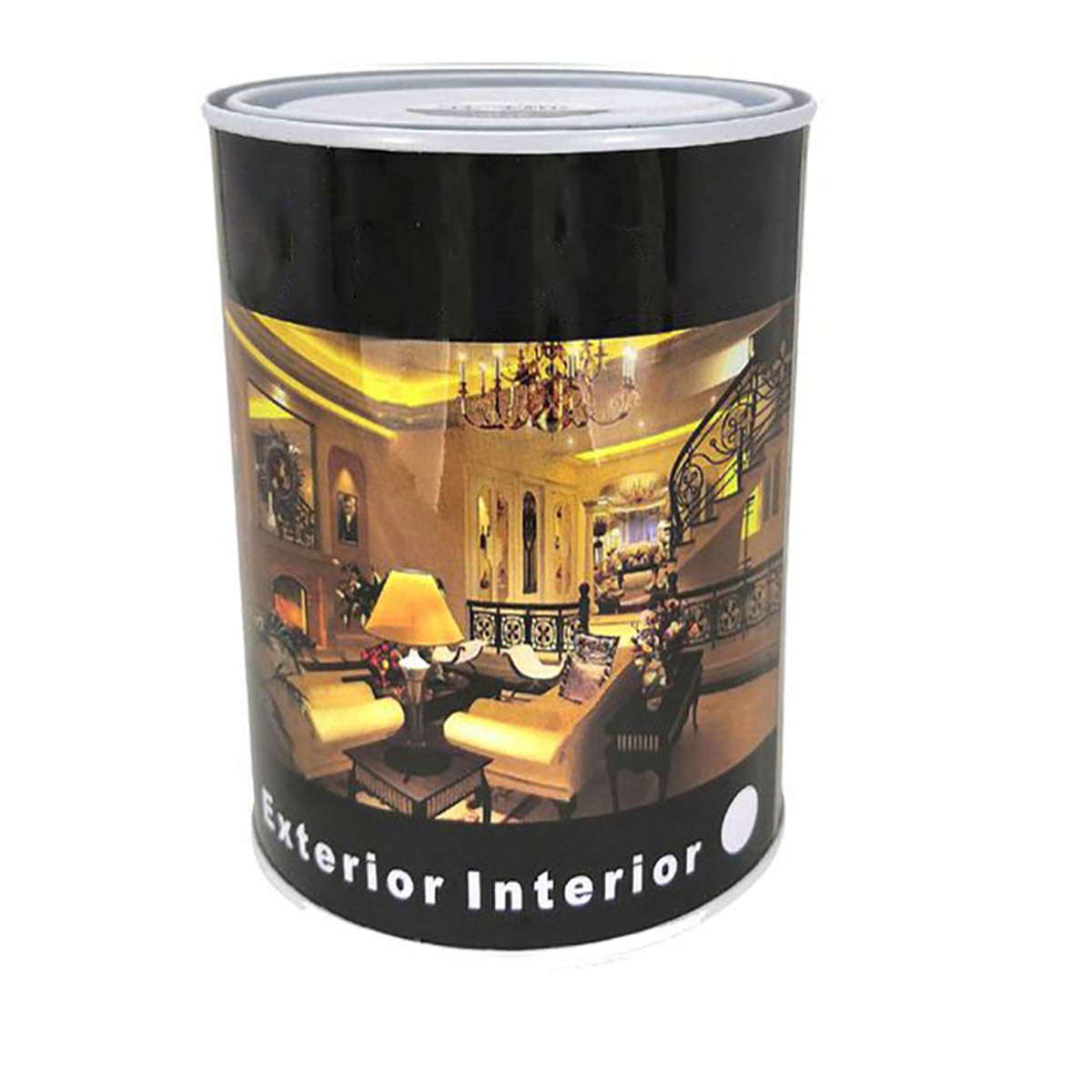 H HANSEL HOME Pintura Esmalte al Disolvente para Madera y Metal, Pintura Alquidica de Rápido Secado para Superfícies Interiores y Exteriores(Negro Satinado, 125 ML) — view 47